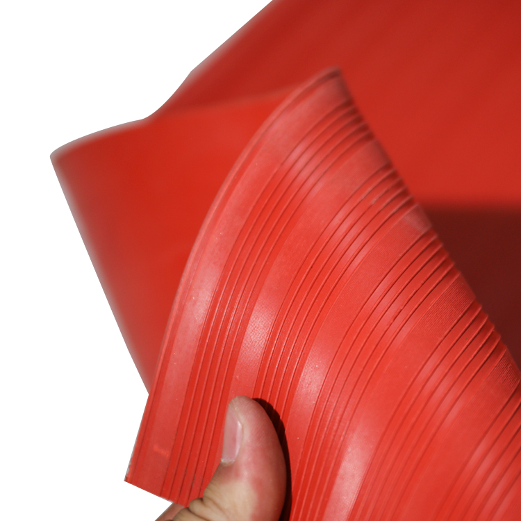 Alfombrilla de goma aislada roja verde de 3 mm/5 mm/8 mm/10 mm